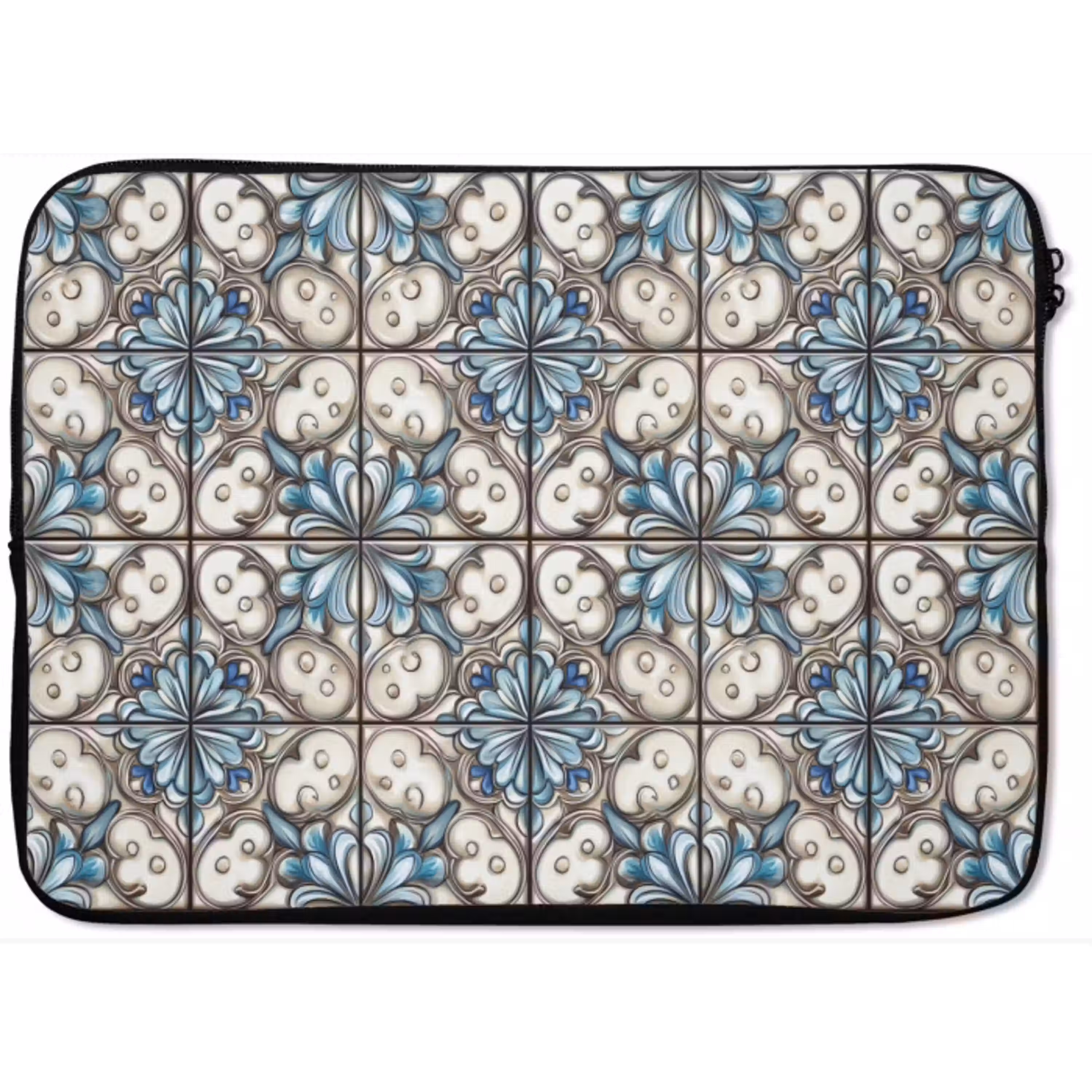 Barok - Tegel - Kleurrijk laptophoes neopreen klein 279 -zkaufland3dotto