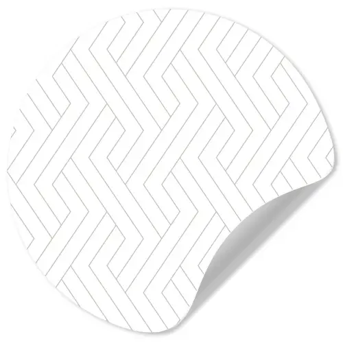 Grafisch - Patroon - Modern -  Schuin Wandcirkel behangsticker klein 186 -3d