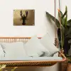 Kreeft - Zwart - Goud - Luxe tuinposter los doek klein -sfeer7