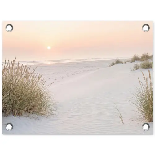 Horizon - Duinlandschap - Zand tuinposter los doek klein -3d
