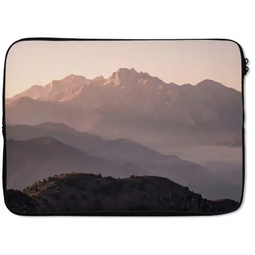 Panorama - Landschap - Bergen laptophoes neopreen klein -zkaufland3dotto