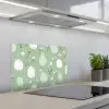 Groen - Eieren - Patroon keuken achterwand spatscherm klein -3d_schuin