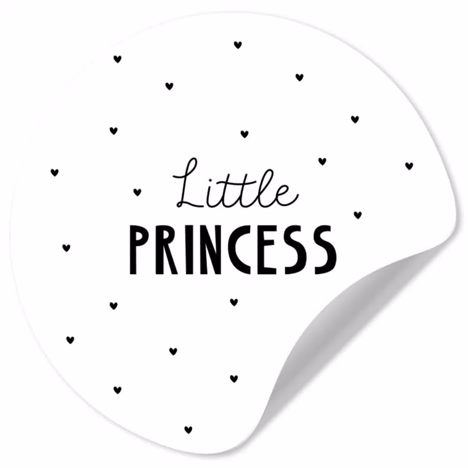 Behangcirkel - Spreuken - Little princess - Meisjes - Prinses - Quotes