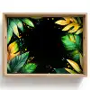 Bladeren - Groen - Geel - Verf - Jungle Dienblad Rechthoek middel -z3d_shopping