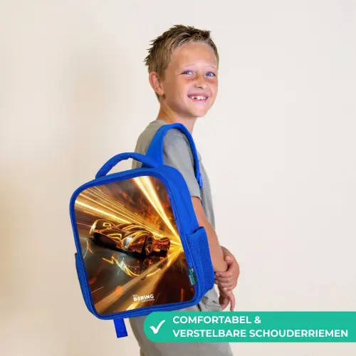 Goldrush Kinderrugzak - Blauw middel -sfeer3_NL