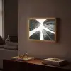 Gebouwen - Lucht - Zwart Light Box met batterij (Wandlamp) middel -sfeer1