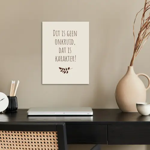 Bruin - Minimalistisch - Quote - Zomer poster papier klein -sfeer1