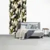 Donker - Groen - Camouflage - Schilderachtig fotobehang vinyl groot 64 -slaapkamer
