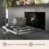 Bloemstuk - Vaas - Zwart keuken achterwand spatscherm klein -usp_DE