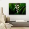Bloemen - Wit - Bladeren - Lelietjes canvas 2cm klein -sfeer6