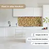 Ginkgo - Bladeren - Goud keuken achterwand 2 middel 871 -sfeer4_NL