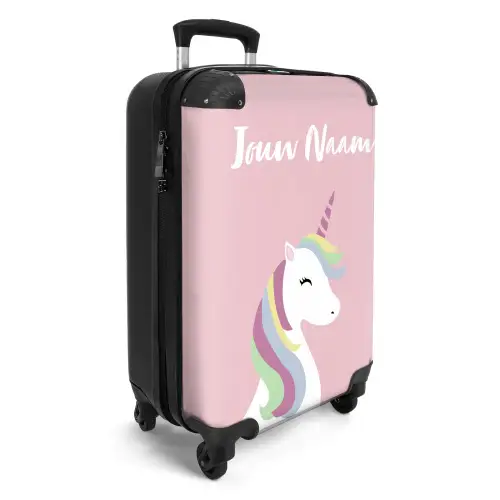 Cartoonicorn NBS - Handbagage koffer - Kinderen Unisex middel -productfoto_3d