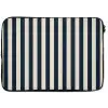 Verticale strepen - Blauw - Crème laptophoes neopreen klein 279 -zkaufland3dotto