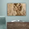 Vrouw - Goud - Abstract - Textuur canvas 2cm klein -sfeer4