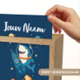 Raket - Haai - Ruimte Light Box met kabel (Kinderlampje) klein -USP_websiteprintNL
