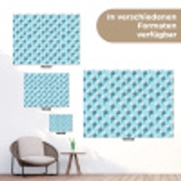 Golf - Ballen - Blauw tuinposter los doek klein 239 -Xsfeer9_DE
