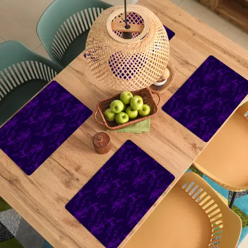Patroon - Paars - Bloesem Placemat vinyl groot 368 -zzsfeer5_Kitchenyeah-website
