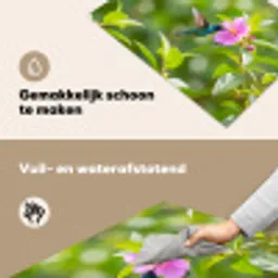 Kolibrie - Bloem - Natuur - Groen Inductie beschemer met haakjes klein -ky-schoon-nl