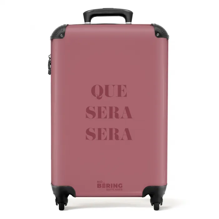 Quotes - Que sera sera NBS - Handbagage koffer - Kinderen Unisex middel -productfoto_recht