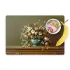 Vaas - Pastel - Kleuren - Bloemen Placemat vinyl groot -zzzproduct_Kitchenyeah-website