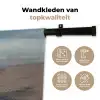 Glazenfles - Post - Zee - Zand Wandkleed katoen middel -sfeer2