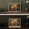 Specerijen - Explosie - Oranje Light Box met kabel (Tafellamp) klein -sfeer3