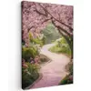 Kersenbloesem - Natuur - Sakura - Pad - Japanse tuin canvas 2cm klein -z3d