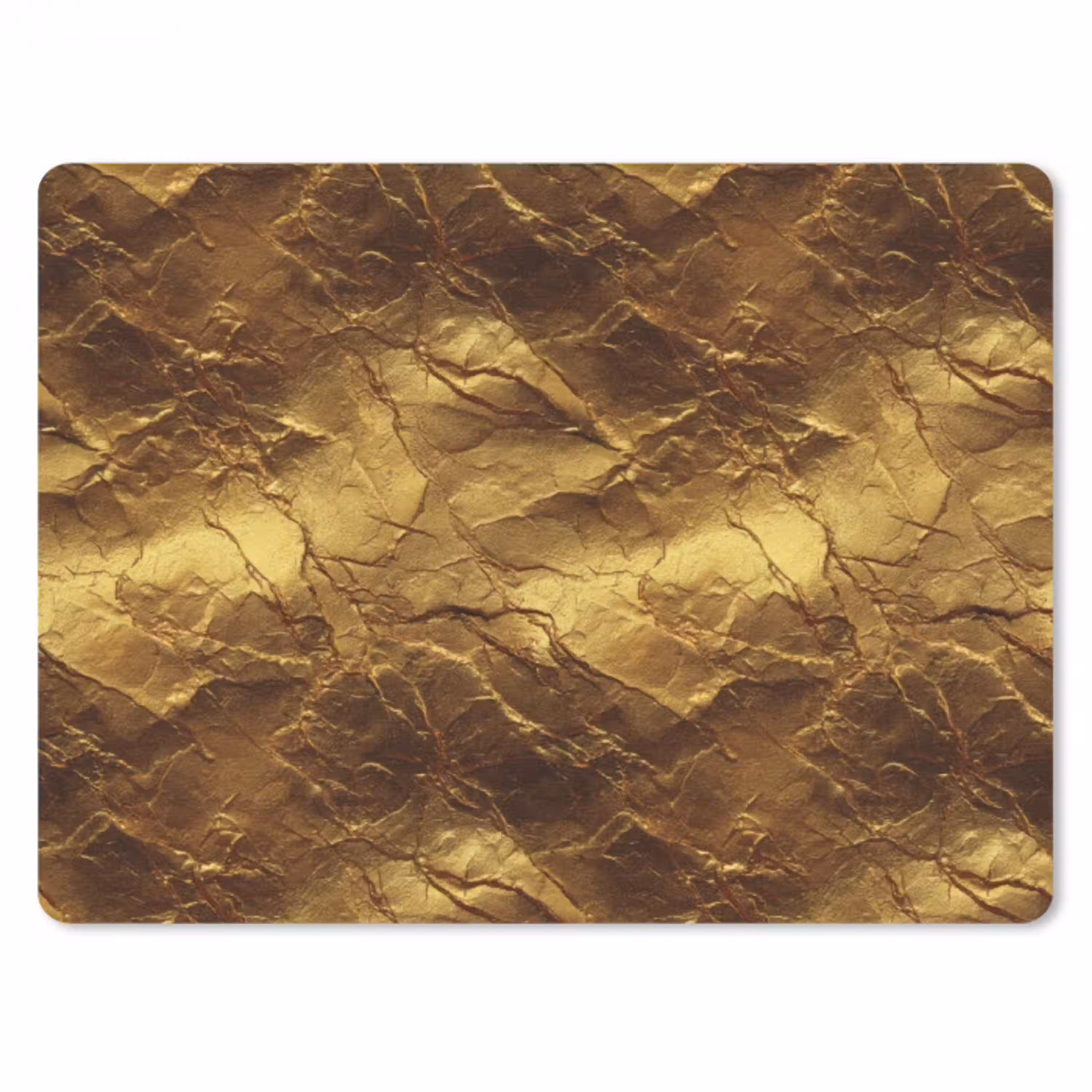 Bladgoud - Textuur  - Goud muismat rubber klein 262 -3d