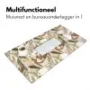 Bloemen - Aquarel - Kleurrijk Muismat XXL klein 681 -sfeer4