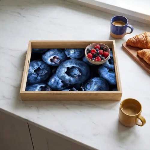 Bessen - Blauw - Fruit Dienblad Rechthoek middel -sfeer2