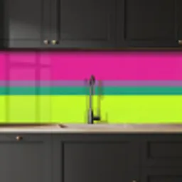 Strepen - Modern - Kleurrijk keuken achterwand 2 middel -sfeer1