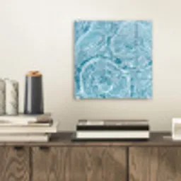 Water - Blauw - bubbels plexiglas 5mm klein -sfeer1