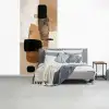 Vlakken - Abstract - Zwart - Strepen fotobehang vinyl groot -slaapkamer