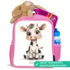 Baby koe Kinderrugzak - Roze middel -inhoud_NL