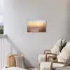 Zonsondergang - Duinen - Zee Tuinposter op houten frame 2 cm dik klein -sfeer1