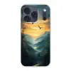 Vogels - Zon - Bomen - Groen Telefoonhoesje iPhone 17 Pro klein -3d