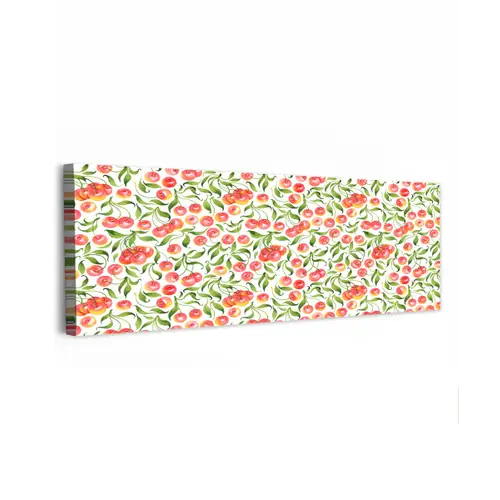 Patroon - Kersen - Wit canvas 2cm klein 828 -z3d