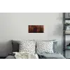 Hout - Planken - Vintage - Donkerbruin Muursticker klein -slaapkamer
