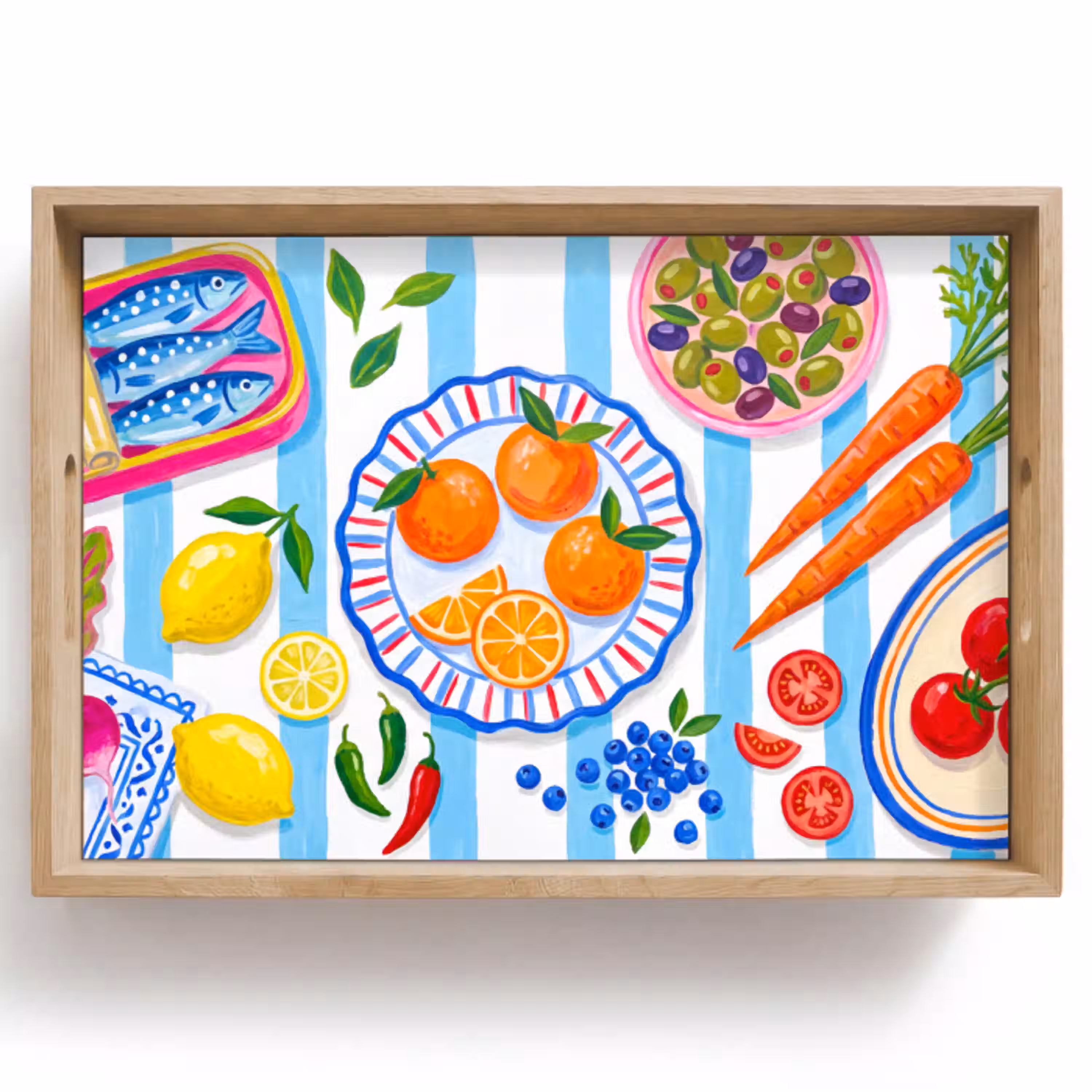 Eten - Vers - Illustratie Dienblad Rechthoek middel -z3d_shopping