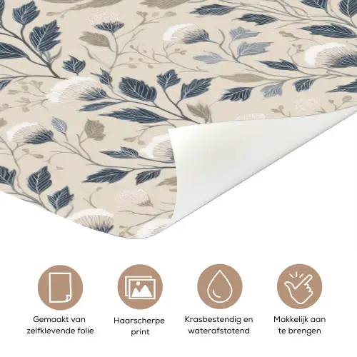 Klassiek - Botanisch - Kleurrijk deurposter klein 289 -closeup_NL