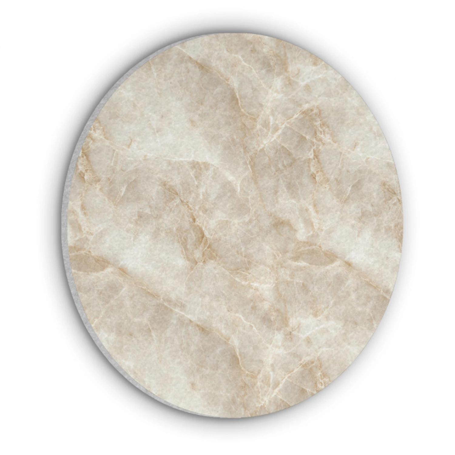 Lichtbeige - Onyx - Subtiel Akoestische PET Vilt - Rond klein 838 -3d