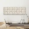 Beige - Gezicht - Lijnen - Bruin canvas 2cm klein 828 -sfeer6