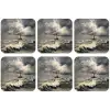 Vuurtoren - Golven - Storm onderzetter kurk middel -zkaufland3dotto