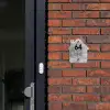 Beton - Modern Naambord Huisje klein -sfeer2