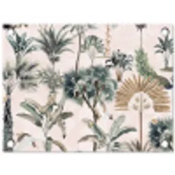 Bladeren - Monstera - Jungle - Tropical tuinposter los doek klein -3d