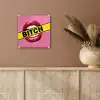 Lippen - Tekst - Kleurrijk plexiglas 5mm klein -sfeer5