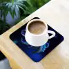 Octopus - Stippen - Blauw - Zee onderzetter kurk middel -sfeer5