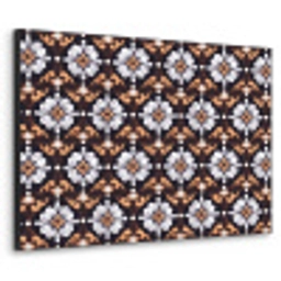 traditioneel - Element - Kleurrijk Textielframe zwart klein 947 -3d