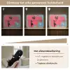 Graffiti - Meisje - Ballon - Roze - Blauw - Street art Light Box met batterij (Wandlamp) middel -USP_dimbaarNL