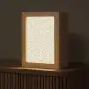 Floraal - Ornament - Beige Light Box met kabel (Tafellamp) klein 925 -z3d_website